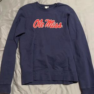 Ole Miss like new crew neck